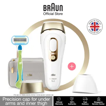 Braun IPL Long-Lasting Hair Removal for Women and Men, Silk Expert Pro 5  PL5137 with Venus Swirl Razor, Long-lasting Reduction in Hair Regrowth for  Body & Face, Corded