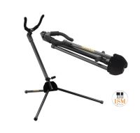 Hercules ขาตั้งเทเนอร์ แซกโซโฟน Tenor Saxophone Stand รุ่น DS-432B (เก็บในลำโพงได้)