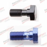 ◆ Banjo Bolt UNF 7/16-20UNF Aluminium alloy Banjo Bolts Brake Adaptor blue/black