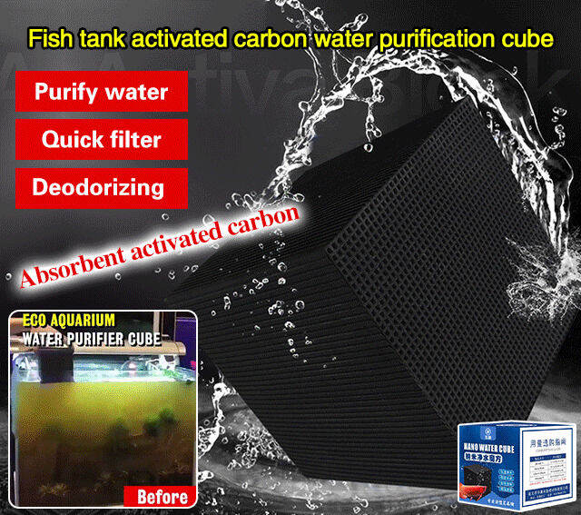 vivigo Magic water filter activated carbon fish tank yellow water