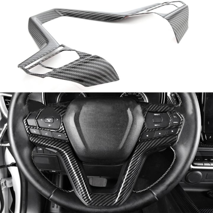 steering-wheel-cover-trim-carbon-fiber-steering-wheel-frame-for-isuzu-d-max-2021-2022