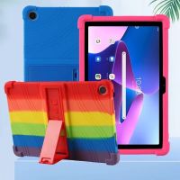 เคสซิลิโคนสำหรับ Lenovo Tab M10 Plus Gen 3 10.6 "ฝาครอบ M10Plus 3rd Generation ที่จับป้องกันการแตก