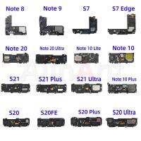 ลําโพงด้านล่าง Flex สําหรับ Samsung Galaxy S7 S20 S21 หมายเหตุ 8 9 10 20 Lite Edge Plus Ultra Sound ลําโพงดัง Ringer Flex Cable