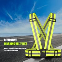 Night Running Warning Reflective Straps Vest Outdoor Riding Driving Safety Traffic Night Work Security Protective Luminous Cloth