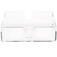 Modern Acrylic Tissue Box Clear Napkin Holder Multi Functional Tissue And Face Towel Storage Container Home Decorative Accessory