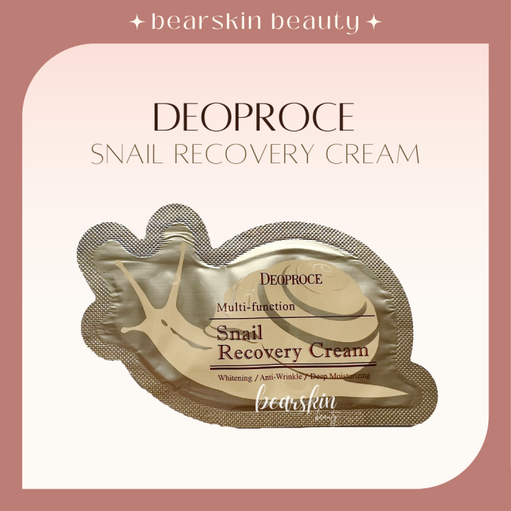 DEOPROCE Snail Recovery Cream 2ml | Lazada PH