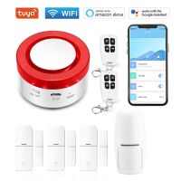 【hot】☈❆  Tuya WIFI Security Alarm System Burglar Door Sensor Compatible