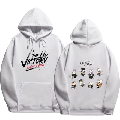 THE VICTORY Stray x SKZOO Hoodies /men Hoodie Sweatshirt Spring/Autumn Pullover Harajuku Streetwear Clothes Size XS-4XL