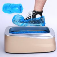 100pcs Disposable Plastic Shoe Covers Waterproof Non-Slip Foot Covers for Automatic Shoe Cover Dispenser Machine T Buckle Shoes Accessories