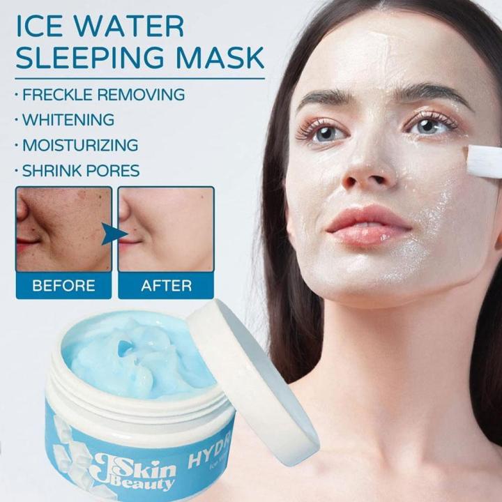 Beauty Moisturizing Ice Water Sleep Mask Skin Beauty Hydra Moist Ice ...