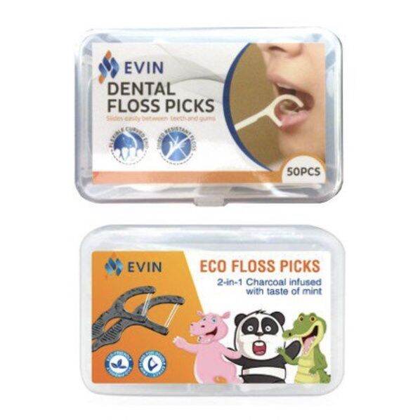EVIN ECO / DENTAL FLOSS PICKS 50S Lazada