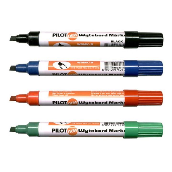 ปากกาไวท์บอร์ด-หัวกลม-หัวตัด-pilot-ไพล็อต-มี6สี-น้ำเงิน-แดง-ดำ-เขียว-ชมพู-ม่วง