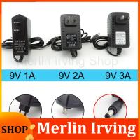 Merlin Irving Shop AC 110V 220V to DC 9V 1A 2A 3A 9V2A 9V1A power supply Adapter EU US 1000ma 2000ma 3000ma  Converter Charger for router 5.5x2.5mm