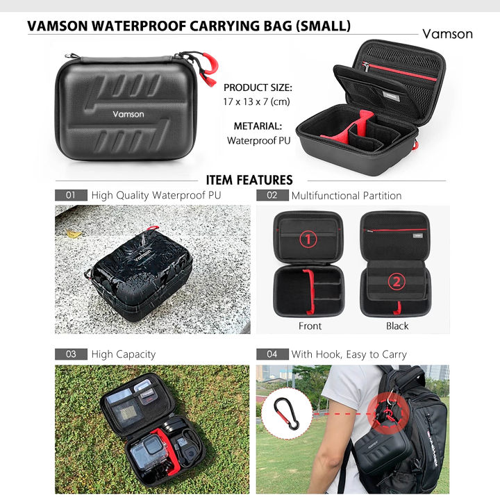 for-osmo-pocket-accessories-mini-waterproof-pu-carrying-bag-hard-shell-box-backpack-clip-for-dji-pocket-2-1-cameras-op01a