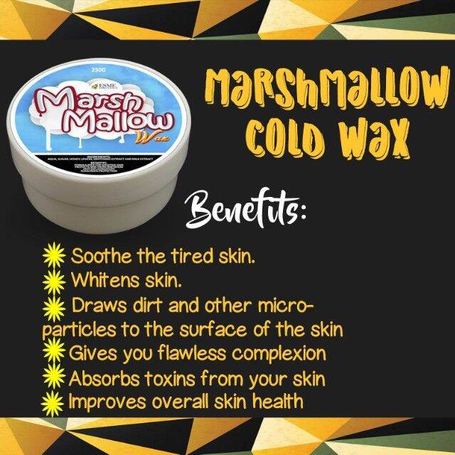 Organic Marsh Mallow Hair Removal Cold Wax by ESME Lazada PH