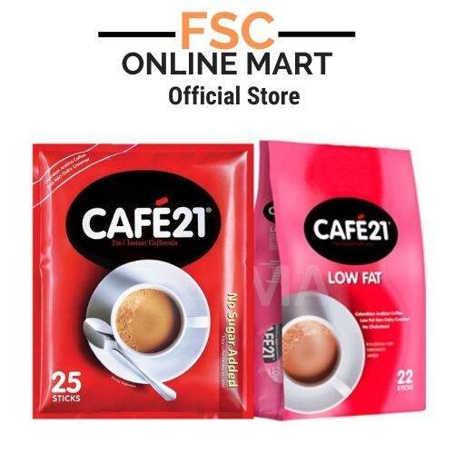 [FSC] Cafe 21 Coffeemix (2 in 1) 22/25sachet x 12gm (Classic/LowFat