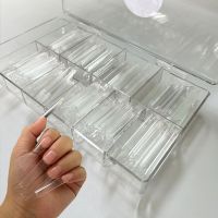 500pcs/box XXL Straight Square Extra Long Acrylic Nail Tips No C Curve Half Cover Artificial False Tip Nails Tool