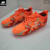 HARA Sport รุ่น Charger-X รองเท้าสตั๊ด รองเท้าฟุตบอล รุ่น F26 สีส้ม SIZE 39-46