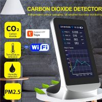 DM72 with Tuya CO2 WIFI Indoor Multi-Function Air Detector TVOC Gas Quality Monitor Co2 Carbon Dioxide Meter USB Analyzer Meter