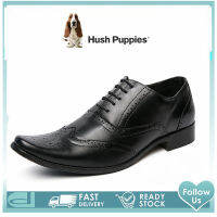 Hush_Puppies รองเท้าผู้ชาย รุ่น สีดำ รองเท้าหนังแท้ รองเท้าทางการ รองเท้าแบบสวม รองเท้าแต่งงาน รองเท้าหนังผู้ชาย