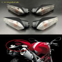 ♤☾เลี้ยวสัญญาณไฟเลนส์สำหรับ DUCATI MONSTER 695 696 796 797 1100/S/EVO 1200/R Streetfighter 848/1098/1100ไฟมอเตอร์ไซด์ที่อยู่อาศัย