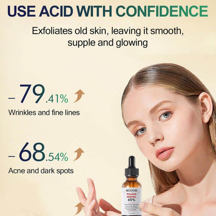 Salicylic Acid Skin Peel TCA 50 Acid Peeling Care Wrinkles Spots Skin