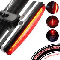 ❦❁❖ Weatherproof Bright USB Rechargeable Bike Daytime Tail Light Bicycle Rear Lights Red Cycling Road Safety Back Helmet Light