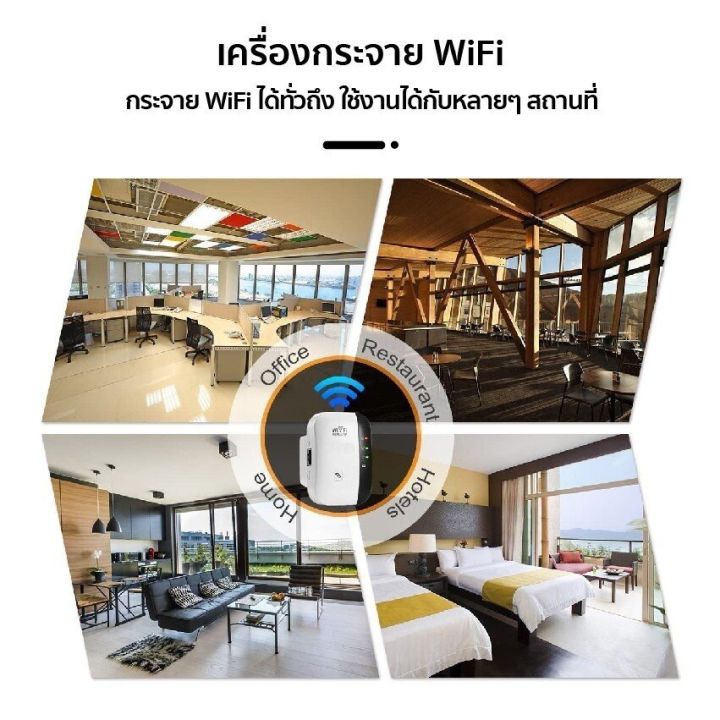 wifi-ตัวดูดเพิ่มความแรงสัญญาณไวเลส-wifi-repeater-300mbps-ตัวกระจายอินเตอร์เน็ต-2-4ghz-wifi-repeater-wireless-range-extender-booster-802-11n-b-g-network-for-ap-router-ตัวรับสัญญาณ