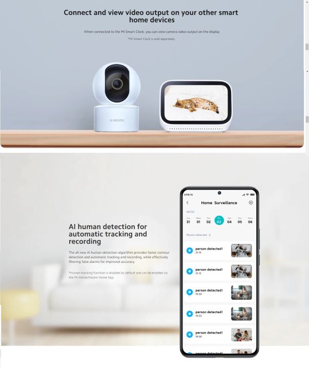 Xiaomi Smart Camera C200 | Lazada