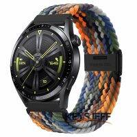 ﹉◙ 22mm Nylon Straps Compatible with Galaxy Watch 3 45mm/Watch 46mmGear S3 Frontier/Classic Huawei Watch GT 3 46mm Braided Band