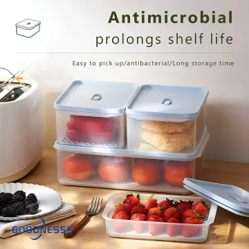 Berry Containers For Fridge Produce Containers With Lid Multipurpose Fridge  Organizer Storage Box Tray To Keep