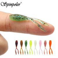 【DT】hot！ Spinpoler Fishing Soft Lures AJING Rockfish 10pcs/lot 0.3g 36mm Tail Artificial Wobbler Silicone Shad Worm Bait