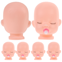 10Pcs Babies Car Sleeping Accessoriess Lovely Baby Head Decor Chic Artist Hand Painting Baby Para Mujer Silicone