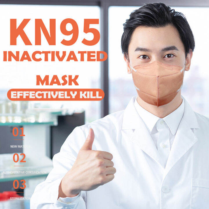 [Individually] BT 50PCS WPD Copper Oxide KN95 Mask 5ply Protective Reusable Unobstructed