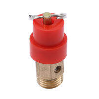 G14 Air Compressor Relief Valve Red Hat Hand Pulls Safety Valve 1.5cm Diameter sPressure Vessels