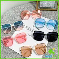 METME แว่นตากันแดด เลนส์ทรงสี่เหลี่ยม กรอบเล็ก สำหรับสตรี Sunglasses