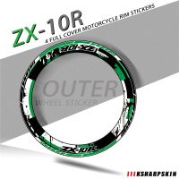 NEW Motorcycle Full tire coverage Outer Rim Sticker moto Wheels reflective waterproof Decals for KAWASAKI ZX-10R zx10r zx 10r