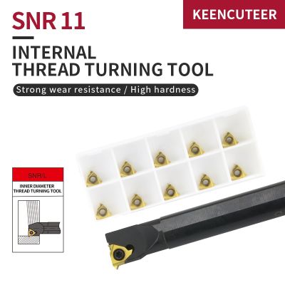 【YF】 SNR0008K11 SNR0010K11 SNR0012M11 CNC Internal Thread Turning Tool rod 11IR Threaded Inserts Lathe SNR Holder