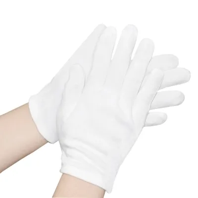 Pure White Gloves Thickened Labor Protection Workshop Disposable Etiquette Cotton Gloves