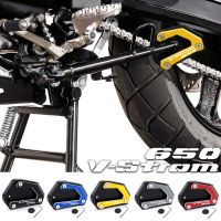 แท่นวางเท้าด้านข้างสำหรับรถจักรยานยนต์ Suzuki V-Strom DL650 2004-2022แผ่นยืดขาตั้งแผ่นรอง DL 650 V 650xt Strom