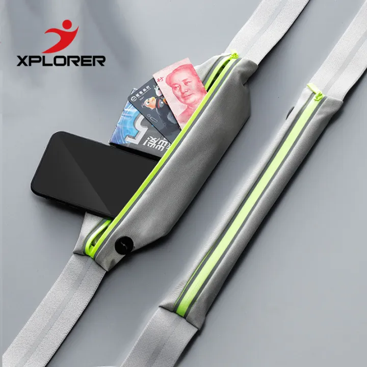 Lightweight Sports Running Belt Jogging Mountaineering Waist Bag Phone Pouch Cellphone Key Holder Reflective