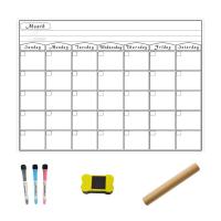 A3 Magnetic Monthly Planner Whiteboard Calendar Fridge Magnet Erasable Message B85B