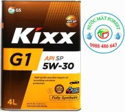 DẦU NHỚT KIXX G1 5W30 API SP 4Lit  dầu tổng hợp