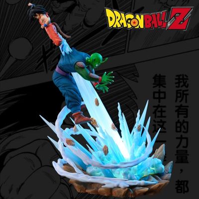 ZZOOI Dragon Ball Z Piccolo Vs Son Goku Action Figurines Gk Anime Figures Earth Penetrating Wave Model Pvc Statue Doll Toys Kids Gift