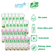 Thùng 24 Hộp Nước Dừa Vico Fresh 330ml 12 Xiêm, 12 Sen