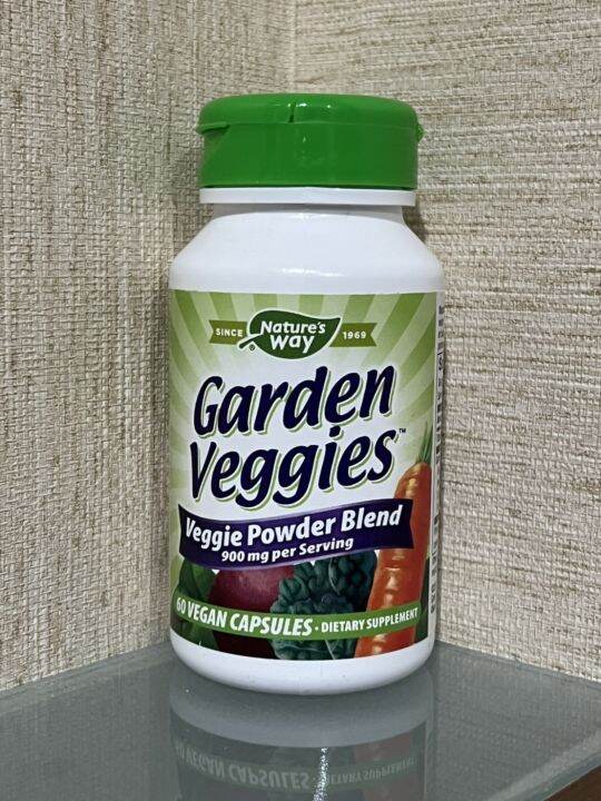 (((พร้อมส่ง))) Nature's Way, Garden Veggies (60 Veggie Capsules