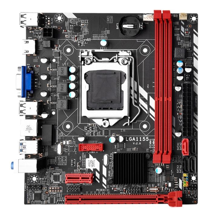 1-piece-b75m-desktop-motherboard-plastic-support-ddr3-memory-for-i3-i5-i7-cpu-3xusb-3-0-sata-3-0-up-to-16gb