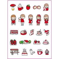 Cute Stickers Boys and Girls Daily Series DIY Stickers Diary Decoration Stickers