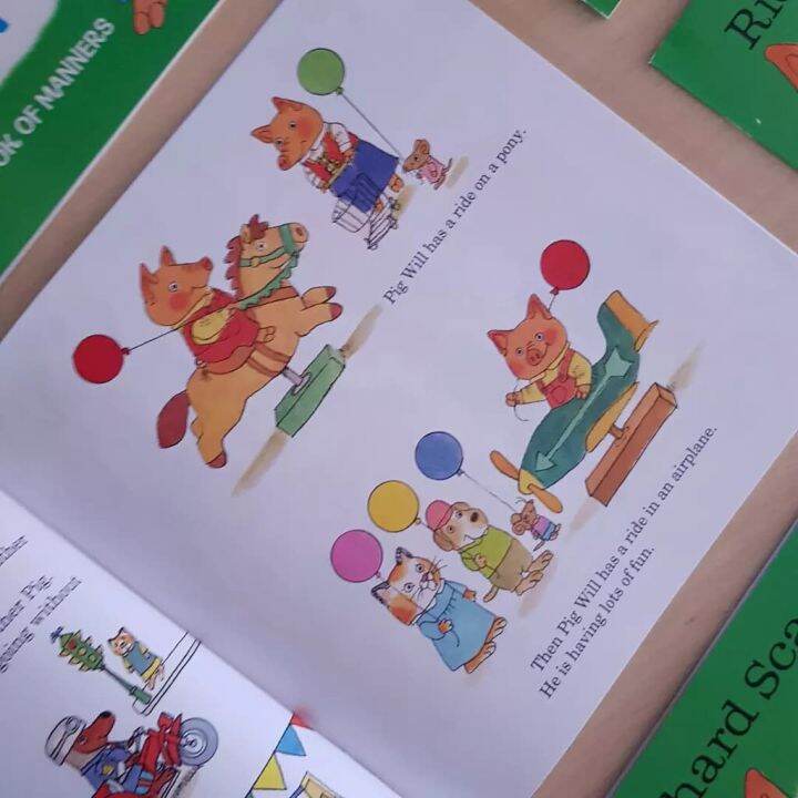 หนังสือ-richard-scarrys-richard-scarrys-pig-willpig-wont-brand-new-ปกอ่อน-มี-sticker-printed-in-usa