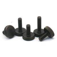 1-10pcs M3 M4 M5 M6 M8 M10 DIN653 GB835 Black Carbon Steel Flat Head Thumb Screw Hand Tighten Computer Screws